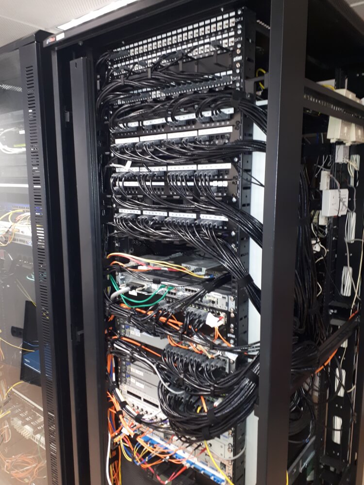 Aseo de cableado. DESPUÉS
